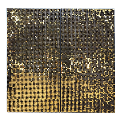 Gold Circle Medallion Wall 8' x 8'