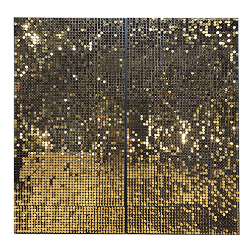Gold Circle Medallion Wall 8' x 8'