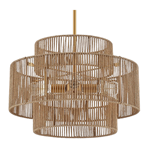 Rattan Chandelier