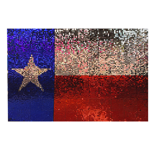 Texas Flag Shimmer Wall