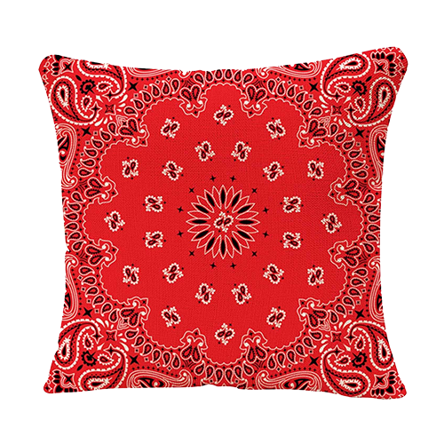 Red Bandana Pillow
