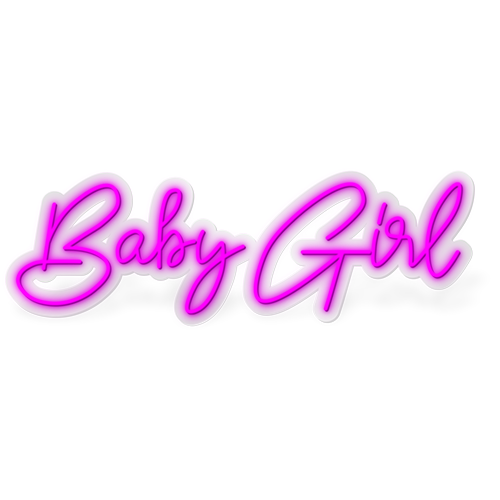 Baby Girl - Pink LED Neon