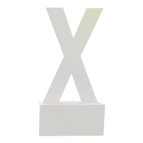 Giant X - Letters/Numbers