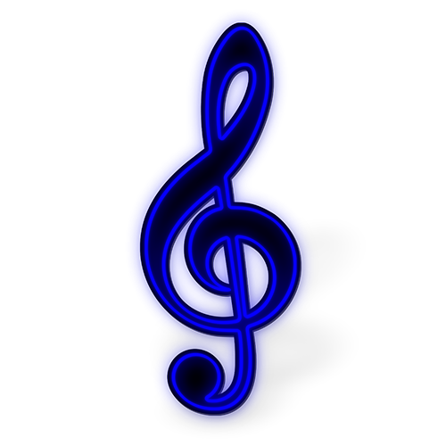Treble Clef Note LED Neon