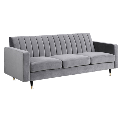 Grey Velvet Sofa
