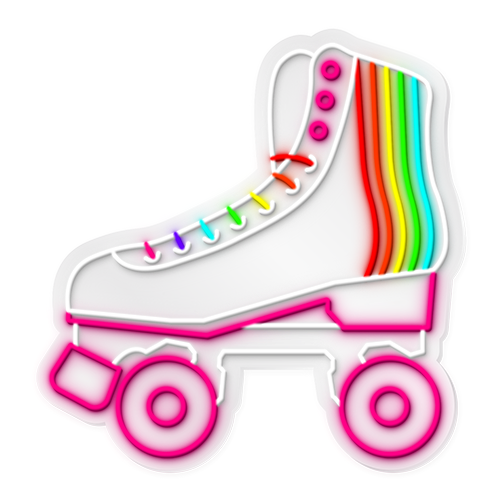 Roller Skate LED Neon
