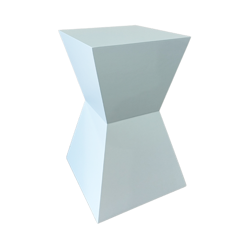 Modern White Highboy Table