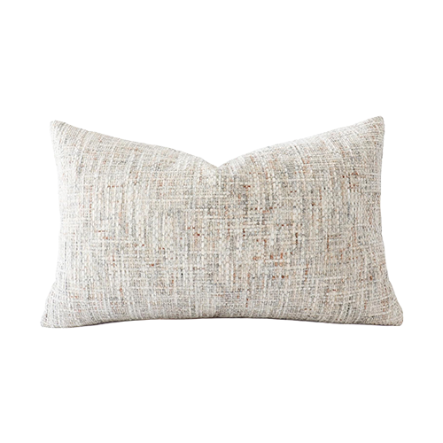 Textured Neutral Lumbar Pillow