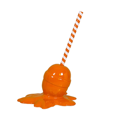 Orange Melted Lollipop