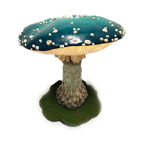 Woodland Mushroom - Teal