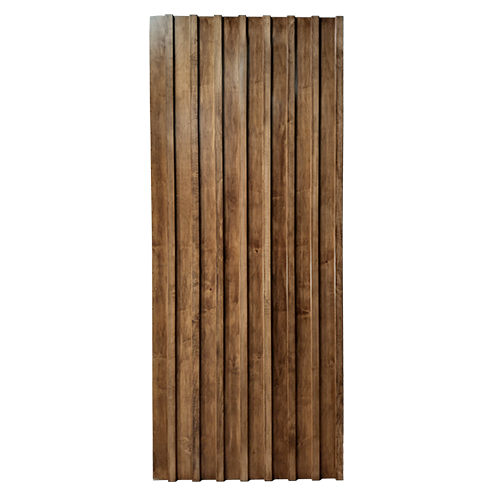 Mid-Century Wood Wall 10'