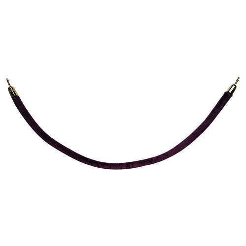 Purple Rope with Brass Ends