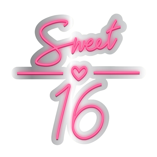 Sweet 16 - Pink LED Neon