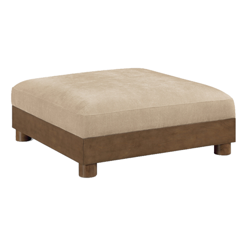 Beige Ottoman