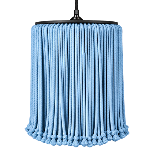 Light Blue Boho Pendant