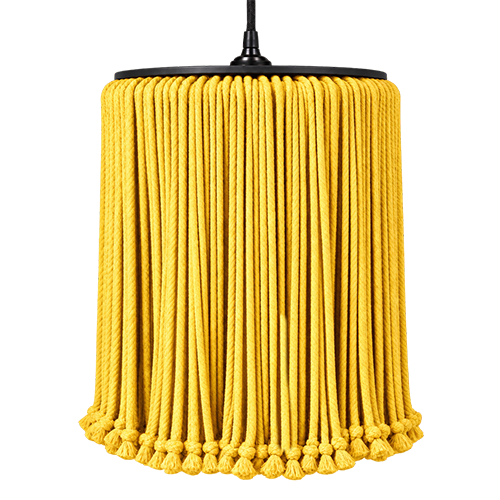 Yellow Boho Pendant