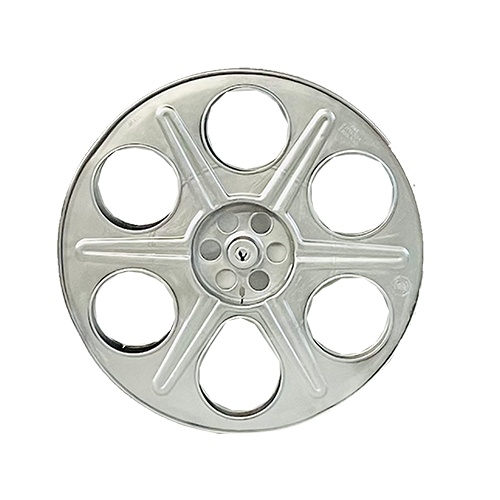 Silver Movie Reel - Metal