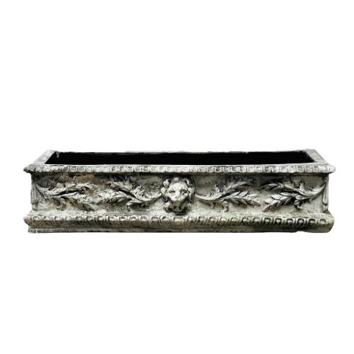 Roman Planter Box with Lions