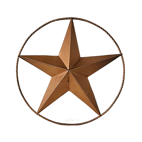 Bronze Metal Star - 33"