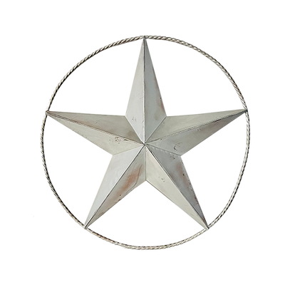 Silver Metal Star - 33"