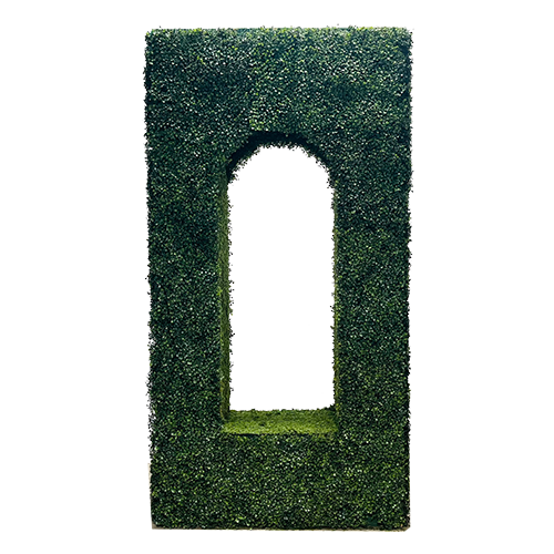 Topiary Wall with Open Arch