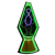 Green Oversized Neon Lava Lamp