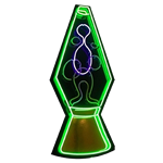 Green Oversized Neon Lava Lamp