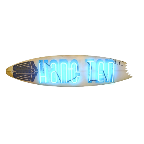 surfboard neon light