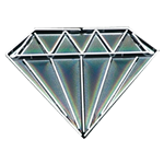 Small Neon Diamond