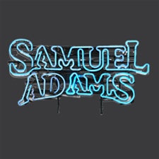 samuel adams beer neon sign