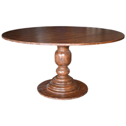 Rustic 60" Round Table