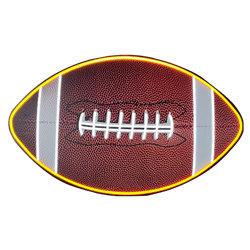 Oversized Football LED Neon