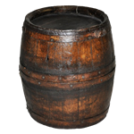 Small Wooden Barrel