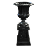 Tall Black Urn