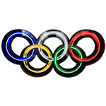 Neon Olympic Rings