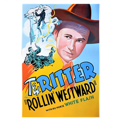 Oversized Western Movie Poster - Tex Ritter