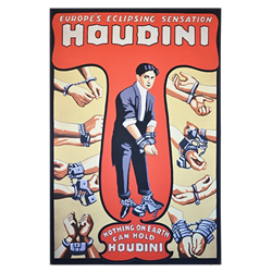 Oversized Vintage Poster - Houdini