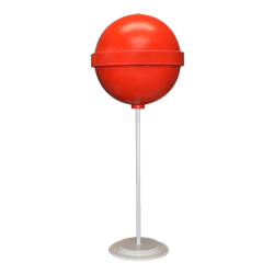 Red Round Lollipop Giant Candy