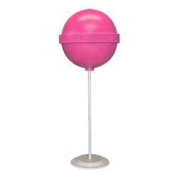 Pink Round Lollipop Giant Candy