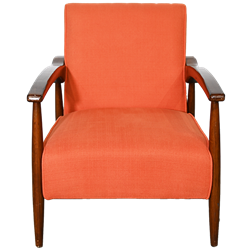 Orange Mid-Century Modern Chair