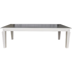 Infinity White Dining Table