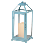 Turquoise Battery Operated Lantern