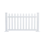 White Fence Panel