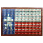 Beer Can Texas Flag