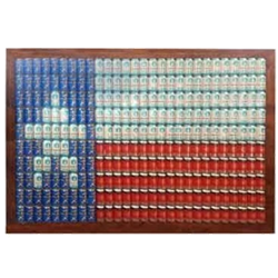 Beer Can Texas Flag