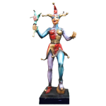 Oversized Jester Statue - Female