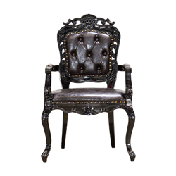 Black Baroque Chair