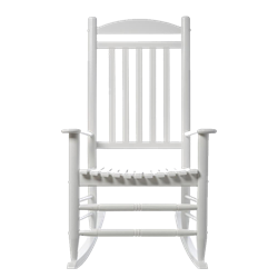 White Rocking Chair