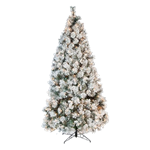 6' Flocked Lighted Tree