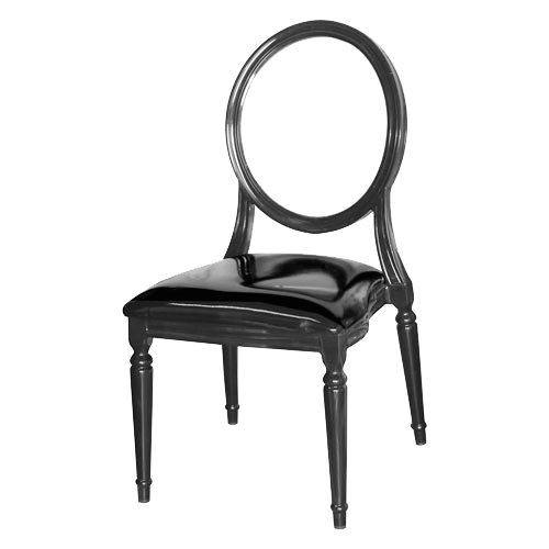 black louis chair